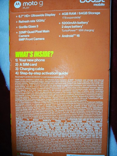 Motorola moto play - motorola, g