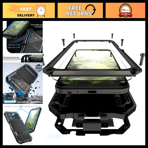 Metal black case - metal, motorola
